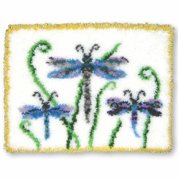  Spyna kablio komplektas su iš Anksto Atspausdintas Modelis Kilimų siuvinėjimo rinkinys Dragonfly Namų puošybai kryželiu rinkiniai Gobelenas 