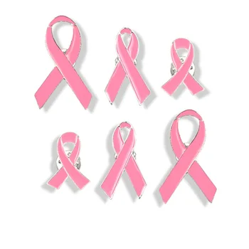  Rožinis Kaspinas Emalio Krūties Vėžio Pin Prevencijos Viešumo Logotipą, Raudonos, Žalios Išgyventi Informavimo Labdaros Mygtukai Ženklelis Sagės Smeigtukai