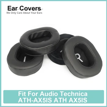  Gaubteliai Audio Technica ATH-AX5IS ATH AX5IS Ausinių Earcushions Baltymų Veliūras, Avikailio Putų Pagalvėlės, Ausų Pagalvėlės Juodos Comfortab