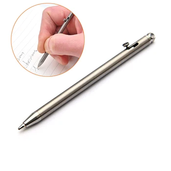  Taktinis Titano Boksuose, Nešiojamas Mini EDC Įtaisą Lauko Kelionių Parašą Pen Keychain Pakabukas Multi-Tool