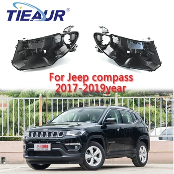  TIEAUR Automobilį Atgal Bazę Jeep Compass 2017 2018 2019 Žibintų Korpuso apatinė Plastikas Juoda Priekinė Kairėje ir Dešinėje Pakeitimo Įrankiai