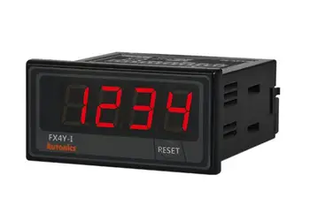  FX4Y-I4 Counter & Laikmatis. W72xH36mm, 4 Skaitmenų, LED, Indikatorius Tik, 100-240VAC 50/60Hz