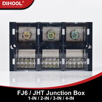  FJ6/JHT Skirstomosios Dėžutės 250A Didelis Einamosios Padalinta kaladėlę 1-2-3-4-Elektroninių Komponentų Greito Pajungimo Jungtis