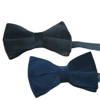  Aksomo lankas kaklaraištis Aukštos kokybės vyriški mados boutique priedai Juoda karinio jūrų laivyno nesenstantis collocation banga produktas