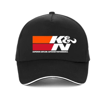  K&N Oro Filtrai POWER Turbo Turbina Vyrų beisbolo kepuraitę Atsitiktinis Unisex Mados reguliuojamas vasaros Trucker skrybėlės gorras