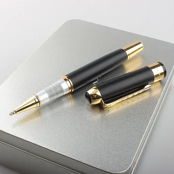  Aukštos Kokybės, Prabangos Metalo Gelio Rašiklis Roller Pen Office Mokyklos Stacionarių Pen 0,5 MM plunksnų Dovana