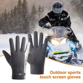  Žieminės Pirštinės Vyrams, Moterims TouchScreen Šilumos Pirštinės Dviračių Lauko Darbai Žvejybos Motociklo MTB Dviračių Pirštinės Dviračių Accessories