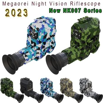  Megaorei NK007 Serijos Optiniai Naktį Akyse Teleskopas Medžioklės Night Vision Rifle Apimtis Video Įrašyti Medžioklės Kamera su Lazerio SPINDULIŲ