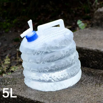  Lauko 5L sunkvežimių kibiras plastikinis teleskopinis saugojimo lankstymo vandens maišelį maišytuvas PE geriamojo kempingas indai šlapimo pūslės konteinerių dėklas