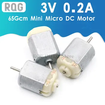  5vnt 3V 0.2 A 12000RPM 65Gcm Mini Micro DC Variklis 