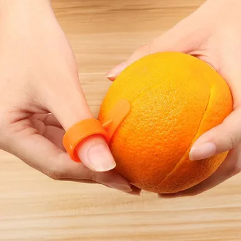  1pc Žiedas Orange Skustukas Virtuvės Dalykėlių maisto ruošimo Priemonės Skustukas Parer Piršto Atviro Tipo Apelsinų Žievelės, Apelsinų Prietaiso Vaisių Lupimo Įrankis