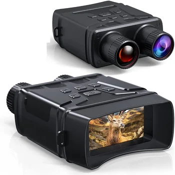  R6 Naktinio Matymo Akiniai Visiškai Tamsu, 1080p FHD Vaizdo Naktinio Matymo Žiūronų už Medžioti Stovyklos, Kelionės Priežiūros šnipinėjimas