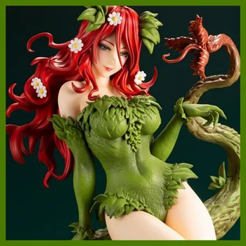  Anime Poison Ivy Graži Mergina Pamela Lillian Isley Užburtą Grožio Gk Grįžta Pvc 20cm Veiksmų Skaičius, Žaislų Kolekcijos Modelis Dovana