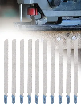  10VNT T318A HSS Jig Pamačiau Geležtės Stūmokliniai Pjūklų Medienos Plaušų plokštės PVC Greitas Pjovimo 132mm pjauti elektriniai Įrankiai