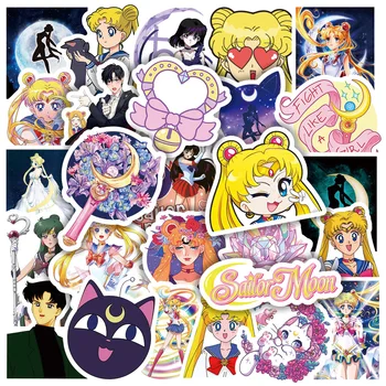  10/50PCS Sailor Moon Grafiti Lipdukas Animacinį Personažą, 