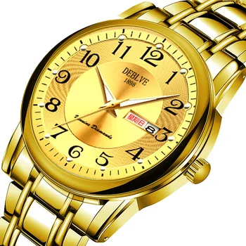  Vyriški Laikrodžiai Nerūdijančio Plieno Juosta Mados Prabanga Švytinčios Kvarco Žiūrėti Žmogui Dual Kalendorius Vyrų Laikrodis reloj hombre Laikrodis