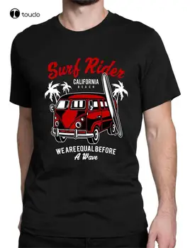  Vasaros Medvilnės Marškinėliai Tee Marškinėliai Banglentininkas Combi Autobusų Havajai Paplūdimio Derliaus Cox Retro Mados T-Shirt